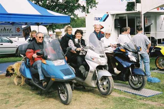 Blue Helix and Bigger Burgmen at Beaulieu