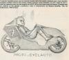 French FF racer concept with rider and bodywork