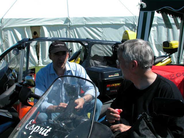 Julian Bond and Andy Tribble