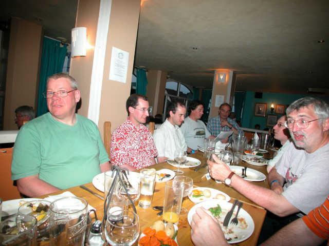Andrew G, Dominic, Alex, Paul Blez, Dave Scott, Arthur and Andy T