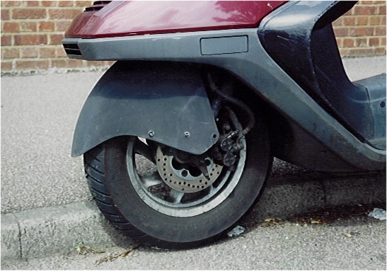 Streamlined front mudguard!