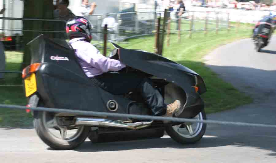 John Bruce in Coda 400 twin