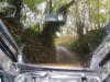 On board view of a tricky back road