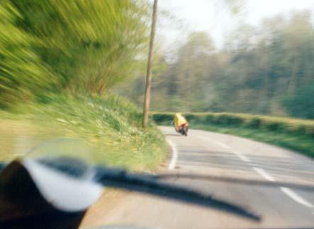 FJ, pursued by Porsche 2