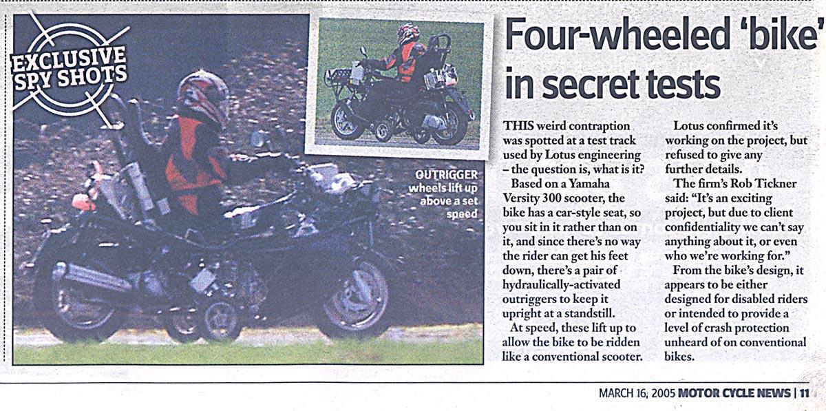 MCN article of Lotus/Yamaha FF?