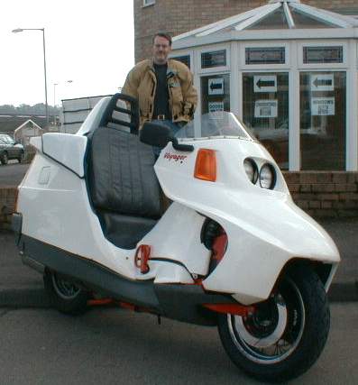 Ian Kew & his Voyager in Yeovil