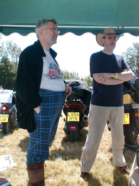 Sartorial elegance from Ian and Andy