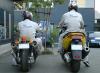Customised Burgman 650 & Mk1 Tmax500 in Japan (from rear)